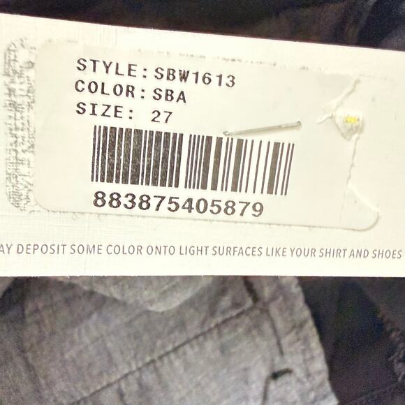 NWT AG Adriano Goldschmied The Caden Tailored Trouser Black Womens Size 27 - Picture 12 of 12